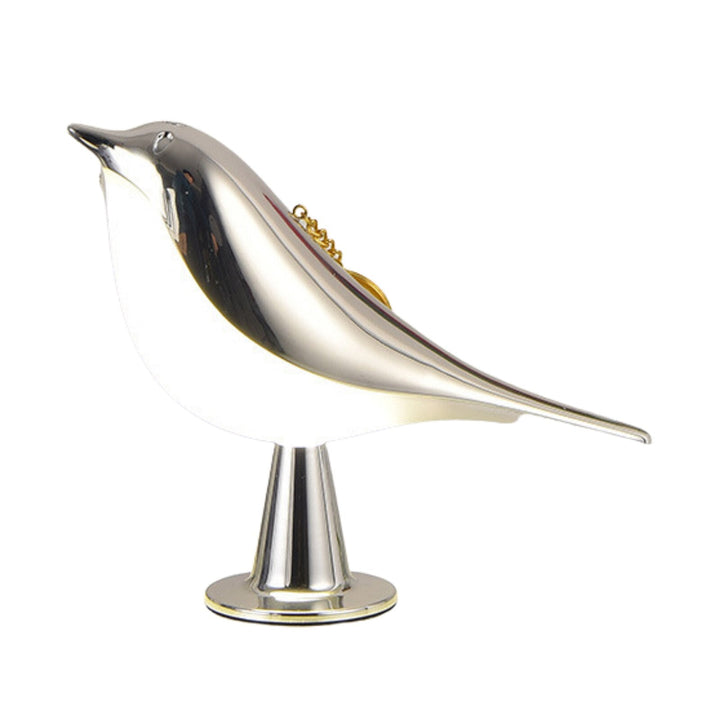 Table Lamp with Bird Design in Wood Finish | Kalsten