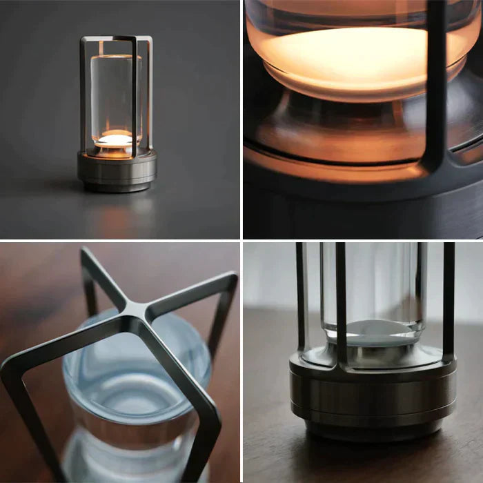 LED Candle Effect Crystal Table Lamp | Kalsten