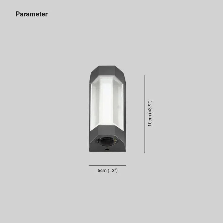 Kalsten | Outdoor Wall Light Waterproof Metal LED Lamp