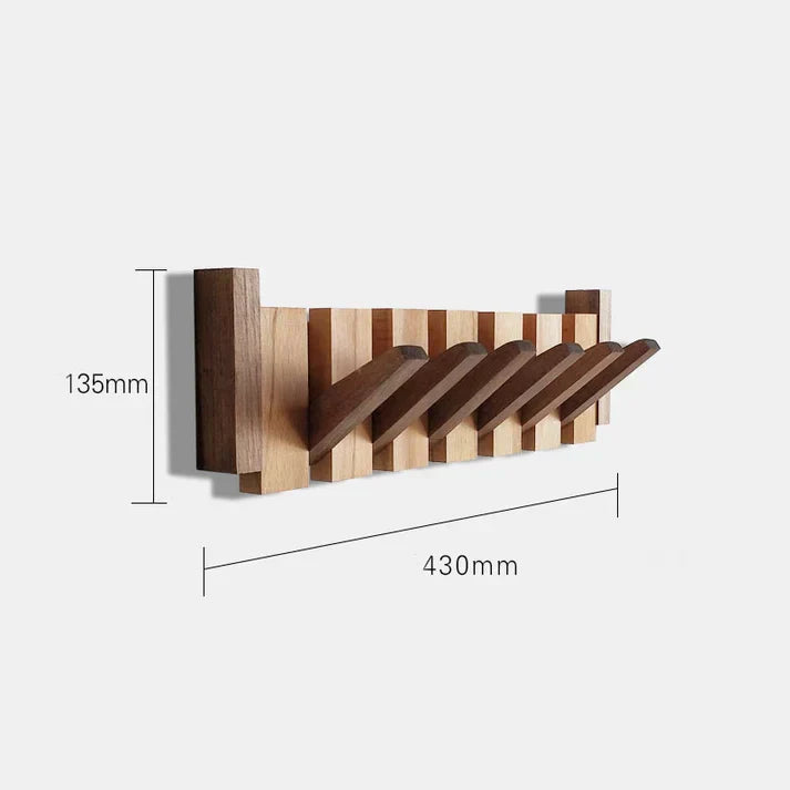 Kalsten | Elegant Wooden Coat Rack for Piano Hanger Clothing Storage