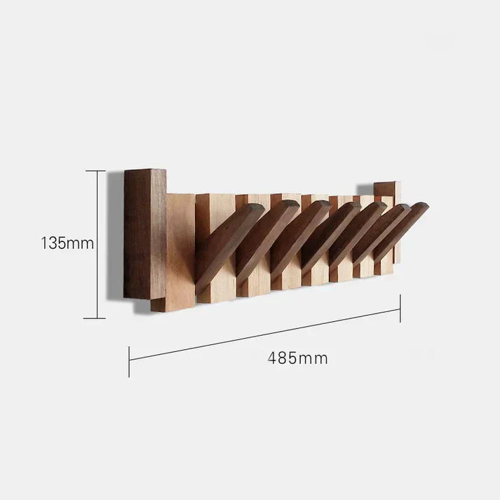 Kalsten | Elegant Wooden Coat Rack for Piano Hanger Clothing Storage