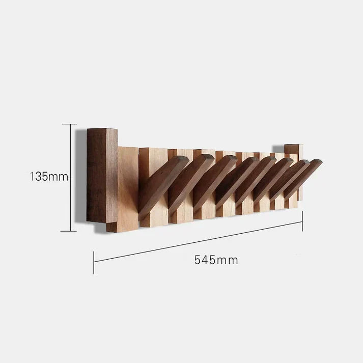 Kalsten | Elegant Wooden Coat Rack for Piano Hanger Clothing Storage
