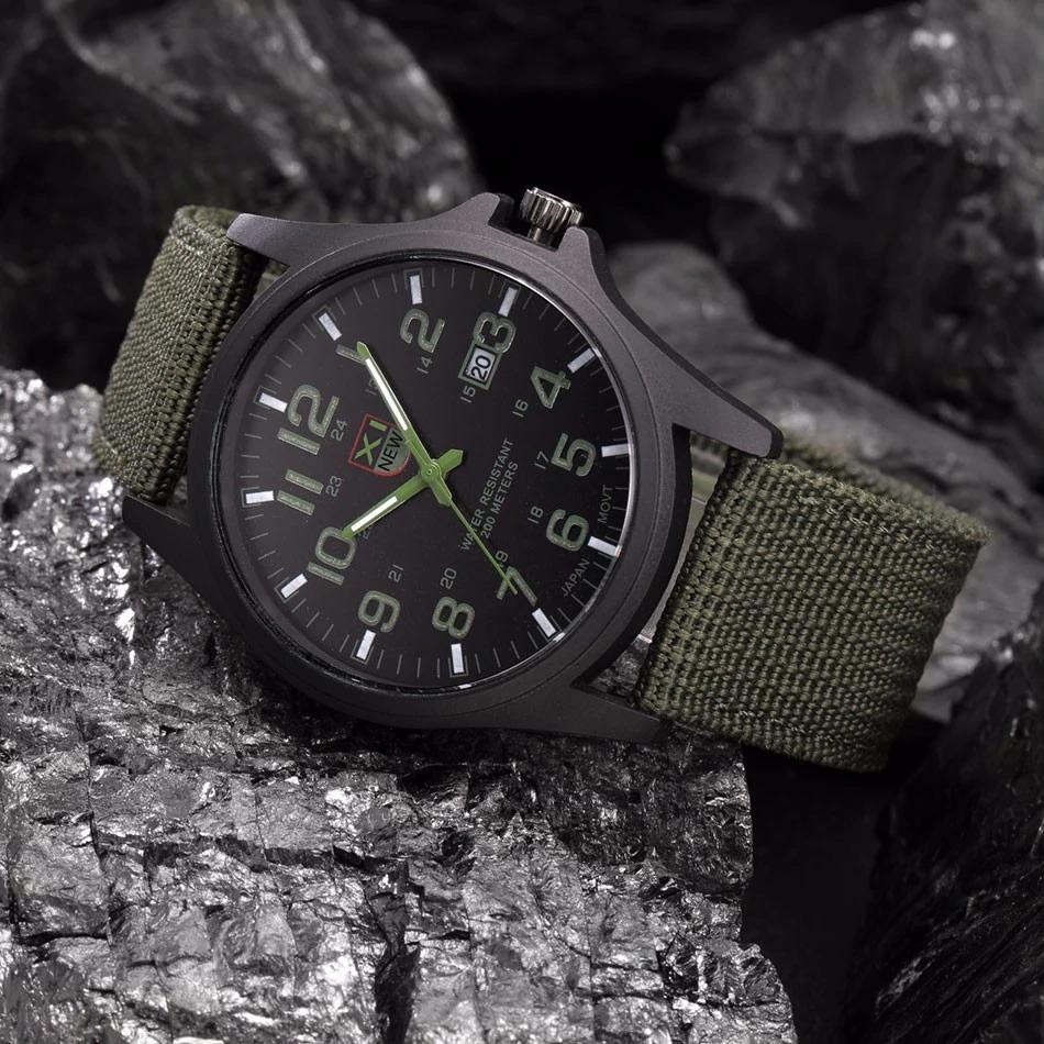 Kalsten | Tactical Men's Watch AdventureTime – Waterproof and Shock Resistant with LED