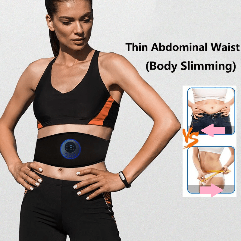 Kalsten | EMS Abs Trainer – 19-Level Abdominal Muscle Stimulator for Core Strengthening