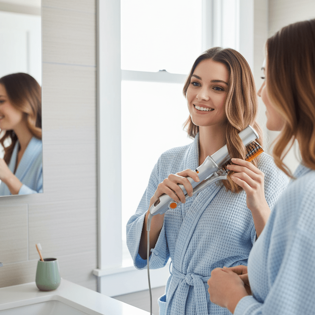 Kalsten | 2-in-1 Rotating Hair Brush for Styling and Smoothing