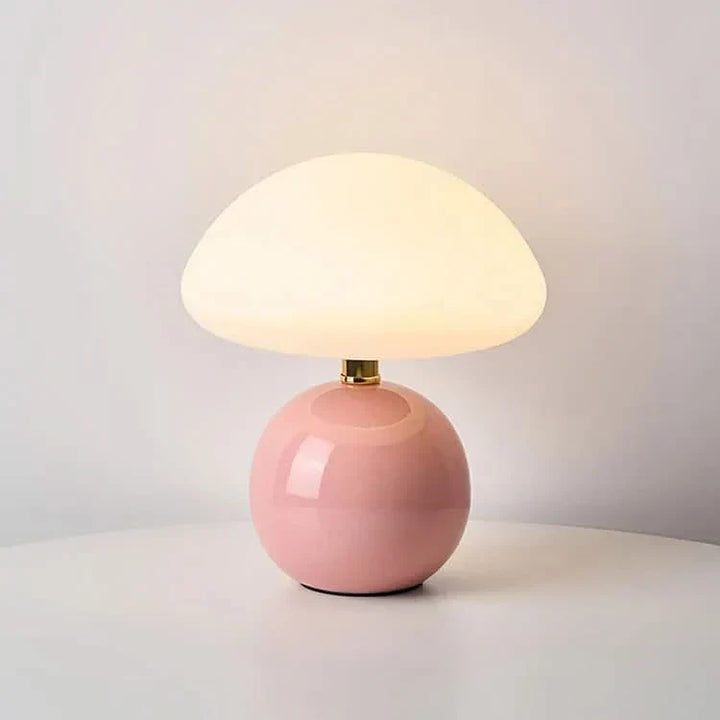 Blush Cloud Ceramic LED Table Lamp | Kalsten