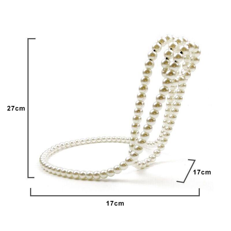 Kalsten | Elegant Pearl Bottle Holder - Hanging Wine Bottle Holder Rack