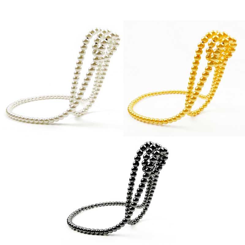 Kalsten | Elegant Pearl Bottle Holder - Hanging Wine Bottle Holder Rack