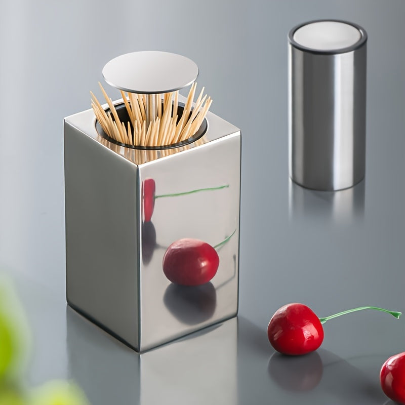 Kalsten | Stainless Steel Toothpick Holder – Hygienic and Easy Access to Toothpicks