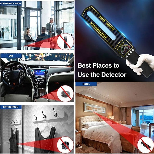 Kalsten | RF Bug Detector Scanner | Hidden Camera and Tracker Finder | Portable