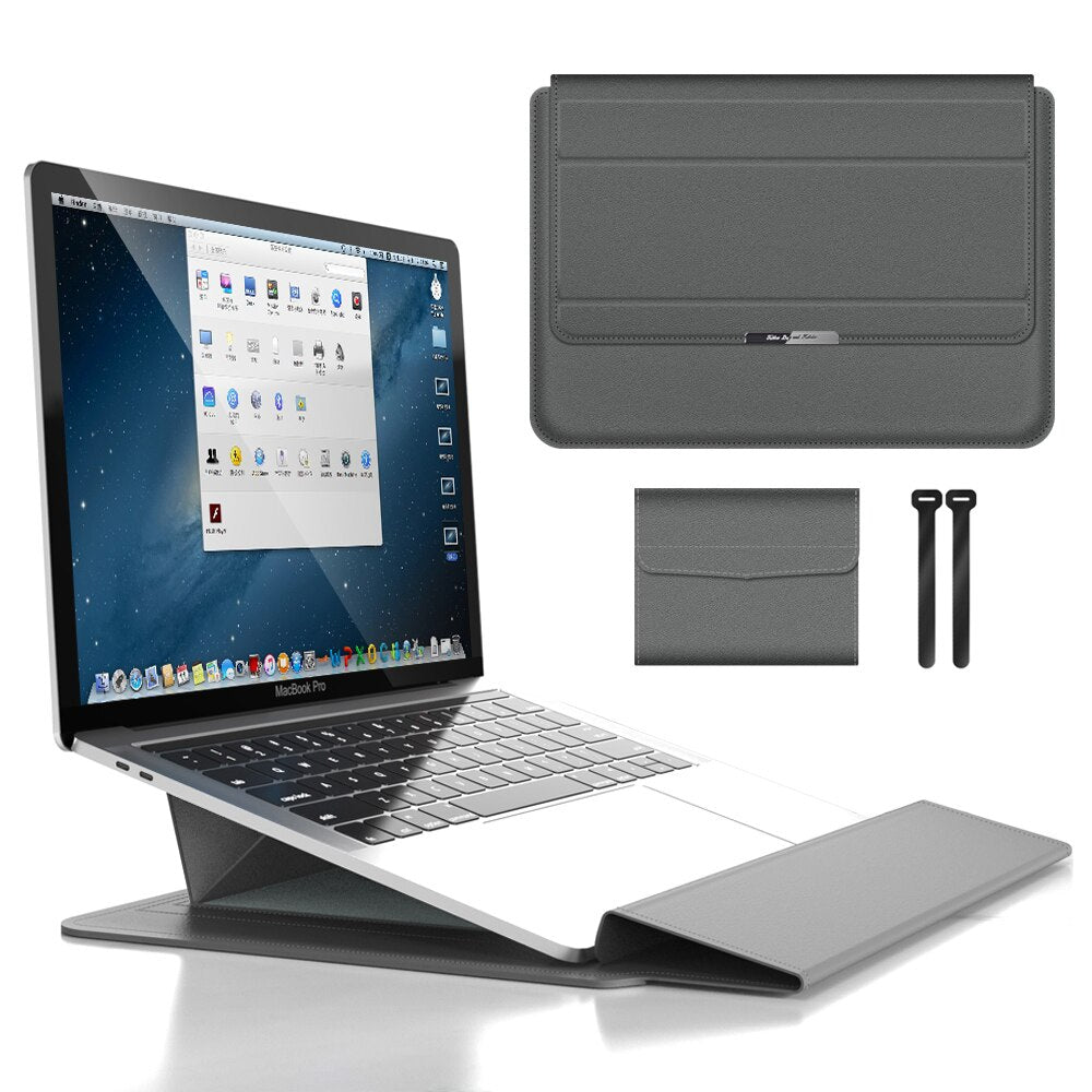 Kalsten | FlexiGuard – Slim Waterproof Laptop Sleeve with Shock Protection & Stand