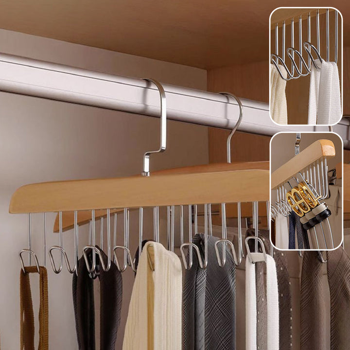 Anti-Slip Multi-Hook Clothes Rack | Kalsten