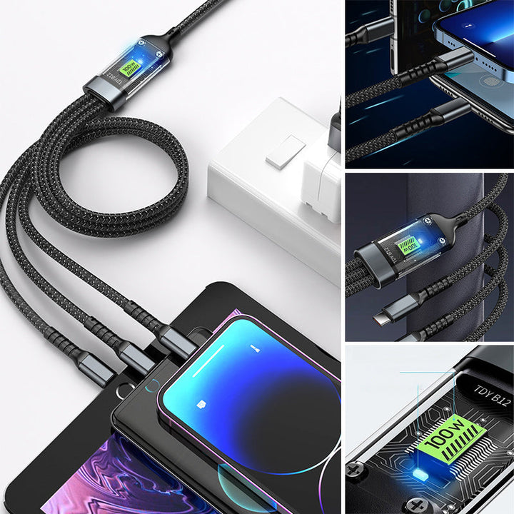 Kalsten | Super Fast Charging 3-in-1 Data Cable