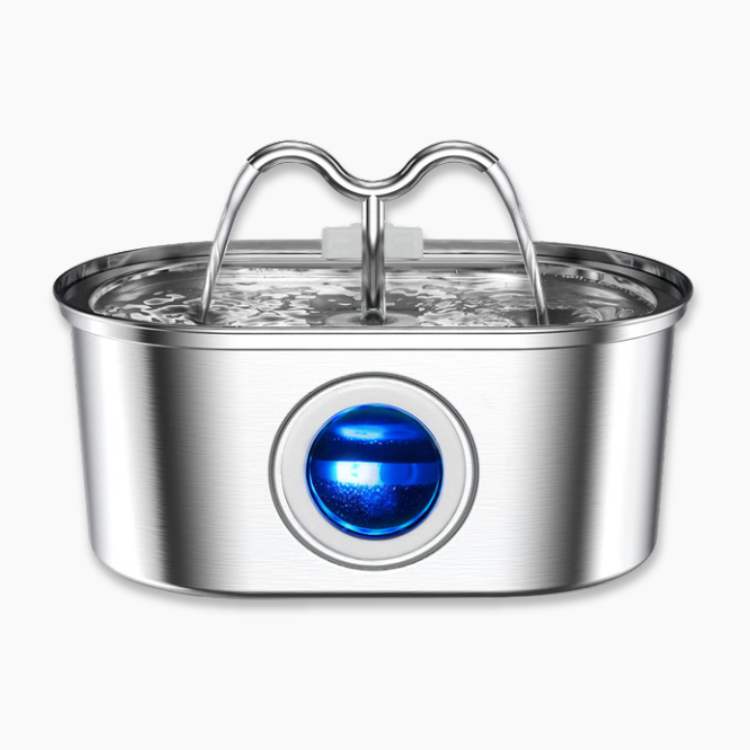 Kalsten | Cat Water Fountain made of Stainless Steel – Quiet, Hygienic and BPA-free – 2L Capacity