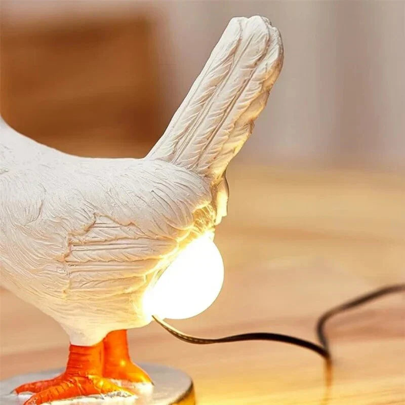 Funny Chicken Table Lamp - ChickLite | Kalsten