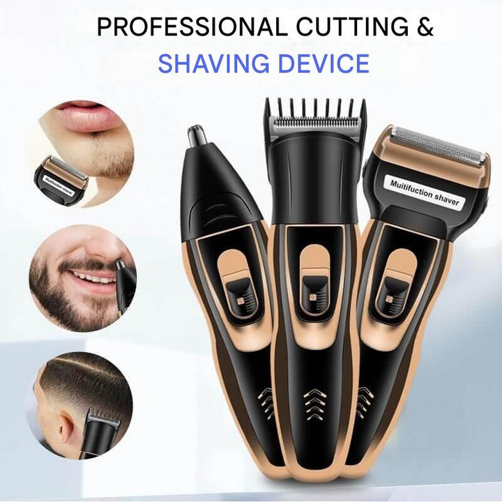 ProCare 3-in-1 Trimmer – Wireless Beard Trimmer, Nose Hair Trimmer and Shaver | Kalsten