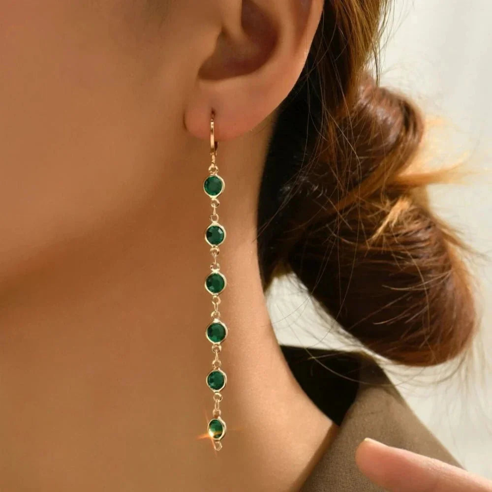 Kalsten | Gem Drop Hoop Earrings