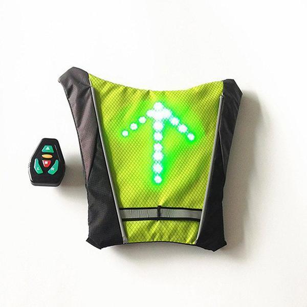 Kalsten | Turn Signal Cycling Reflective Safety LED Vest Cyclist Outdoor Waterproof