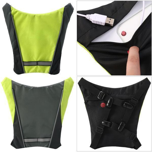 Kalsten | Turn Signal Cycling Reflective Safety LED Vest Cyclist Outdoor Waterproof