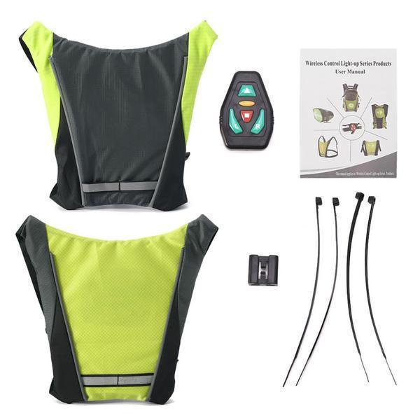 Kalsten | Turn Signal Cycling Reflective Safety LED Vest Cyclist Outdoor Waterproof