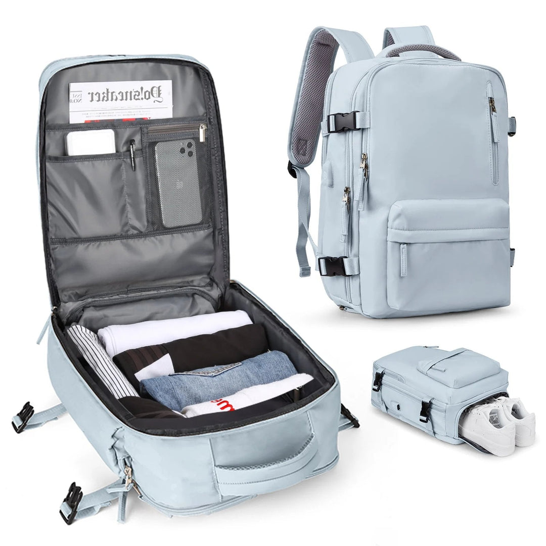 Waterproof Backpack with USB Charging Function and Laptop Compartment 35L | Kalsten