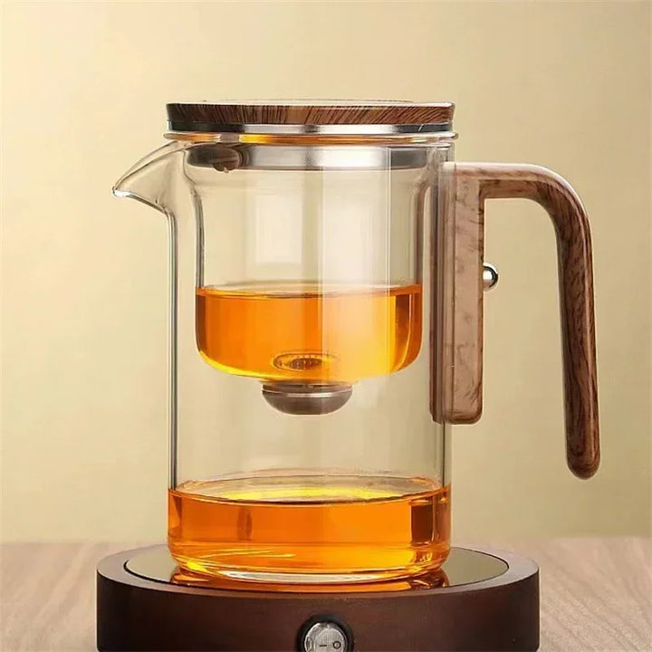 TheePuur Glassfera – Glass Teapot with Loose Filter for Hot and Cold Tea | Kalsten