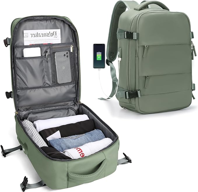 Kalsten | Durable Backpack for Trips with USB Charging Port