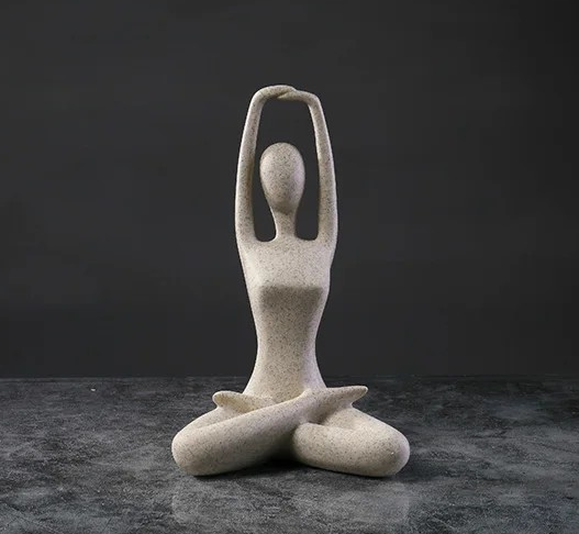 ZenJoy Woman in Yoga Figure – Modern Interior Decoration made of Resin | Kalsten