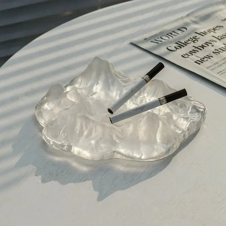 Kalsten | Ice Style Mountain Glass Ashtray Decoration