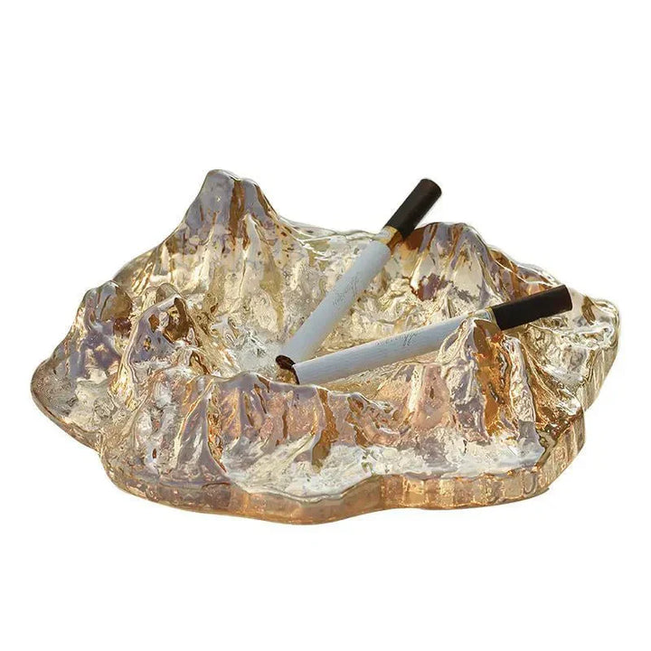 Kalsten | Ice Style Mountain Glass Ashtray Decoration