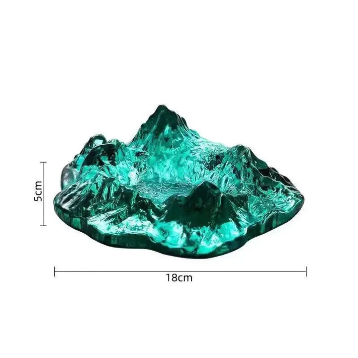 Kalsten | Ice Style Mountain Glass Ashtray Decoration