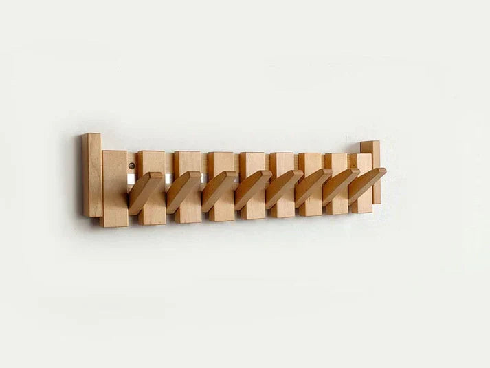 Kalsten | Elegant Wooden Coat Rack for Piano Hanger Clothing Storage
