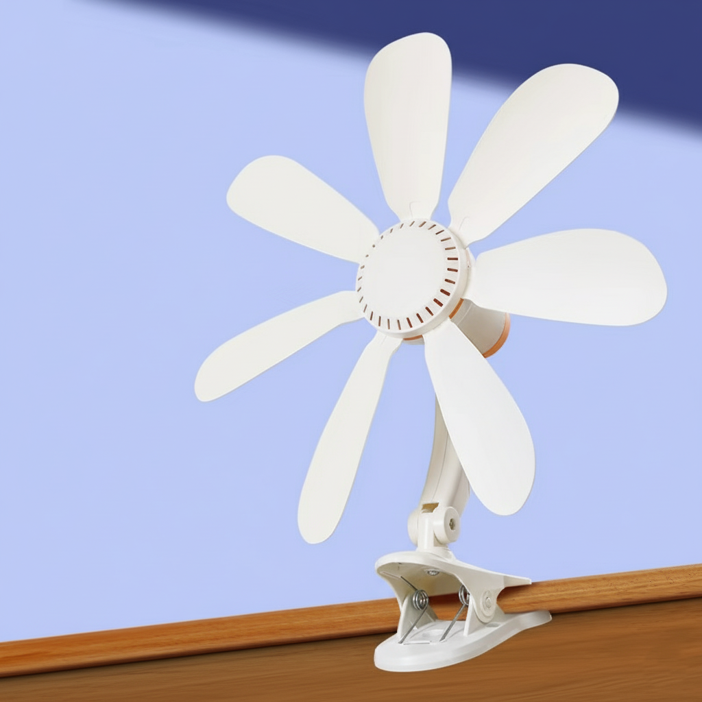 Portable Clip-On Desk & Bedside Fan | Kalsten