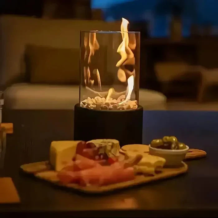 Trendy & Portable Table Fire Lantern - GlowLuxe | Kalsten