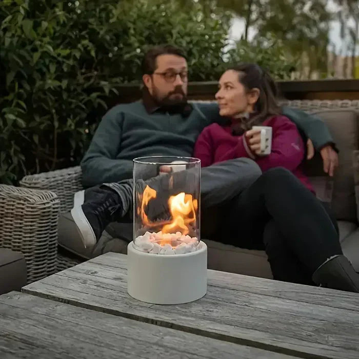 Trendy & Portable Table Fire Lantern - GlowLuxe | Kalsten