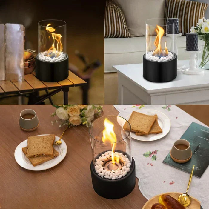 Kalsten | Trendy & Portable Table Fire Lantern - GlowLuxe