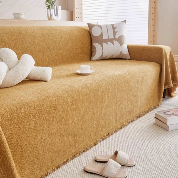 Durable Chenille Sofa Cover Kalsten