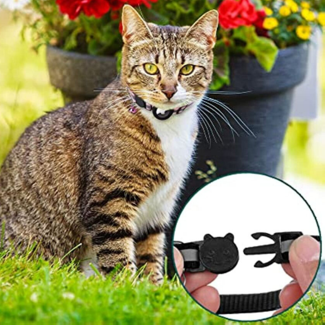 Cat Collar with Bell and GPS Holder Kalsten