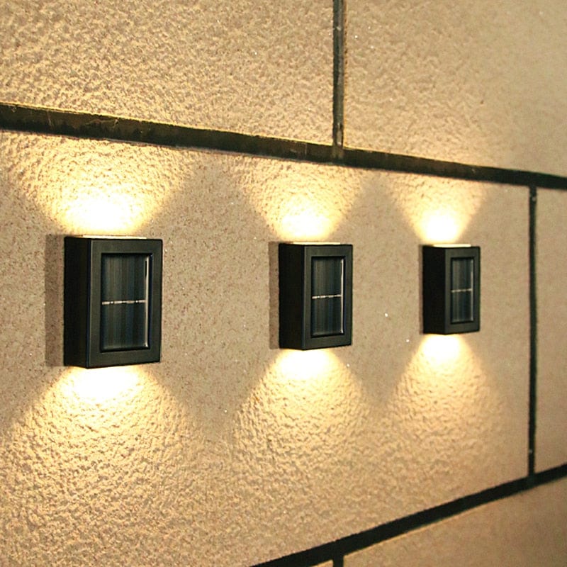 Solar Powered Outdoor Garden Wall Light