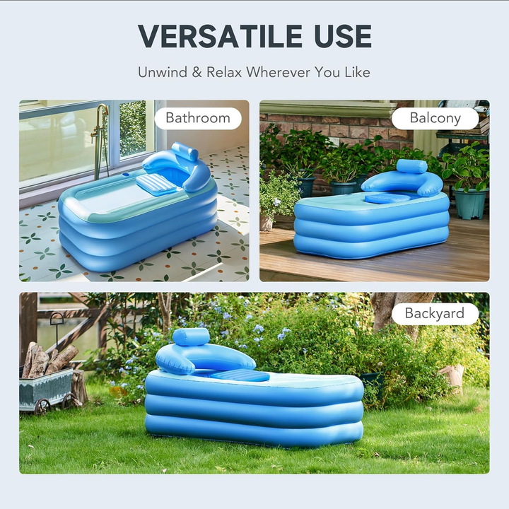 Portable Inflatable Spa Relaxing Full Bathtub | Kalsten