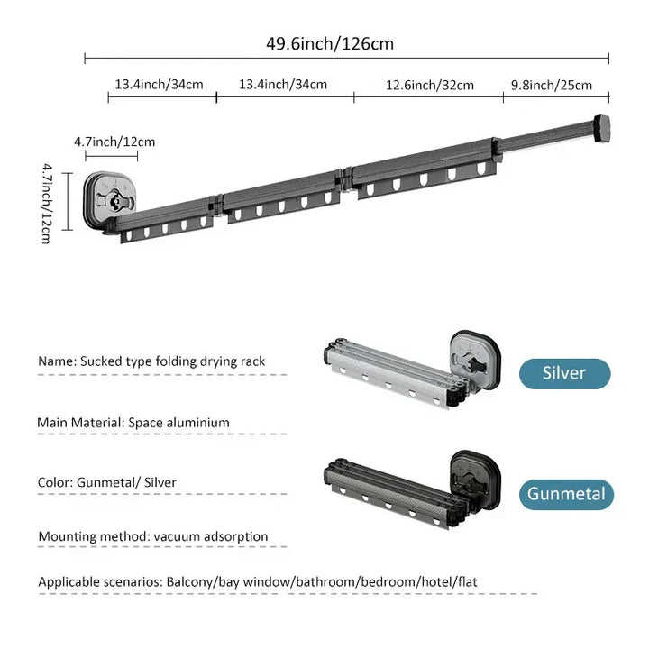 Kalsten | Easy Mount Laundry Drying Rack