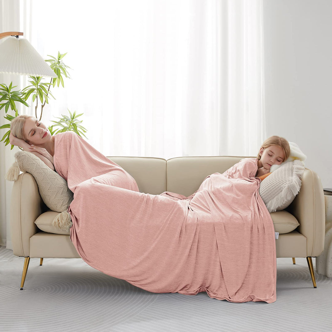 Light Pink Cooling Blanket –  3.0, Q-Max>0.5, Multi-Size Options | Kalsten
