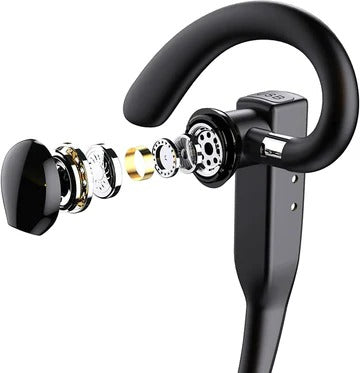 Kalsten | Trucker Dual Mic Wireless Bluetooth 5.1 Noise Cancelling Headset/Earpiece