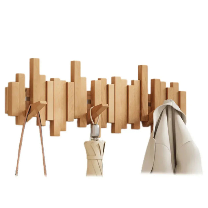 Wooden Wall Coat Rack