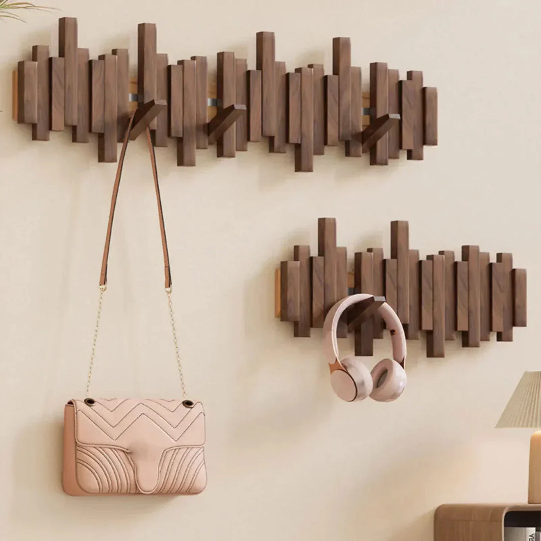 Wooden Wall Coat Rack