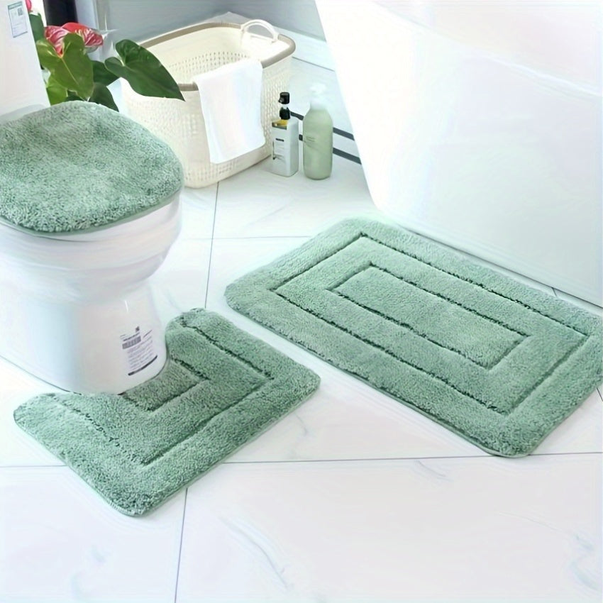 SoftStep Luxe Bathroom Mat Set – Non-Slip, Quick-Drying and Washable | Kalsten