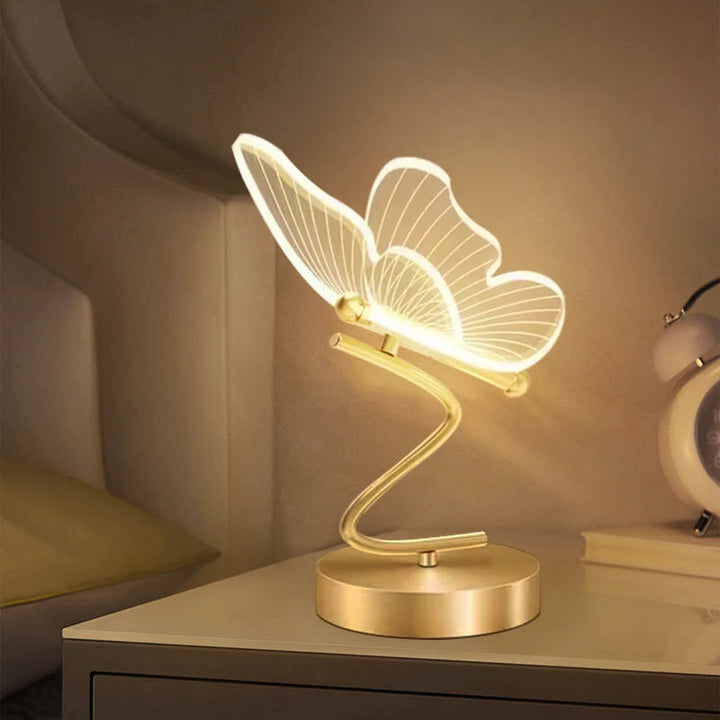 Luxury Butterfly Table Lamp – Elegant LED Mood Lighting for Home & Office | Kalsten