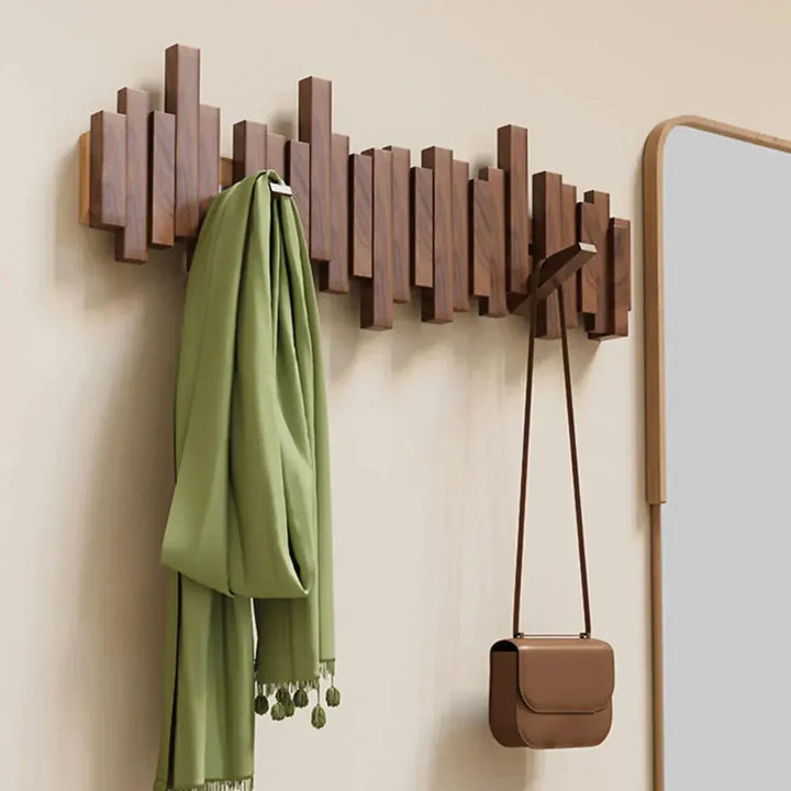 Wooden Wall Coat Rack