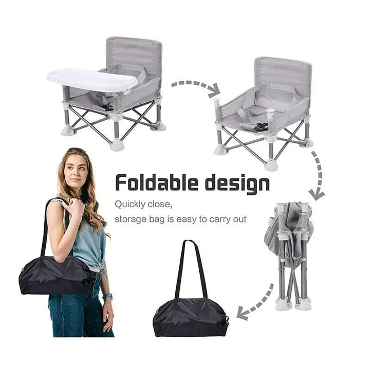 Kalsten | BabyGo Seat – Portable high chair for safe seating on the go