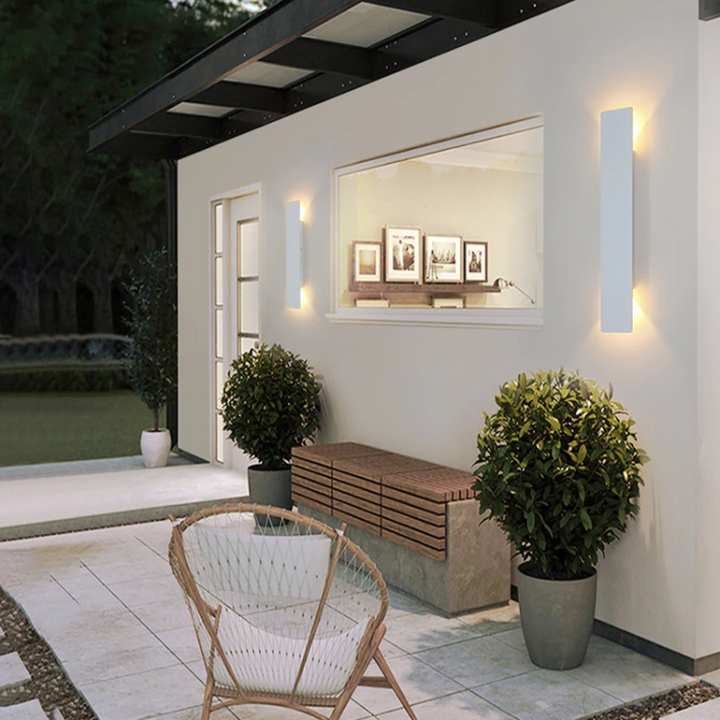 Modern Aluminium Outdoor Wall Lamp Kalsten